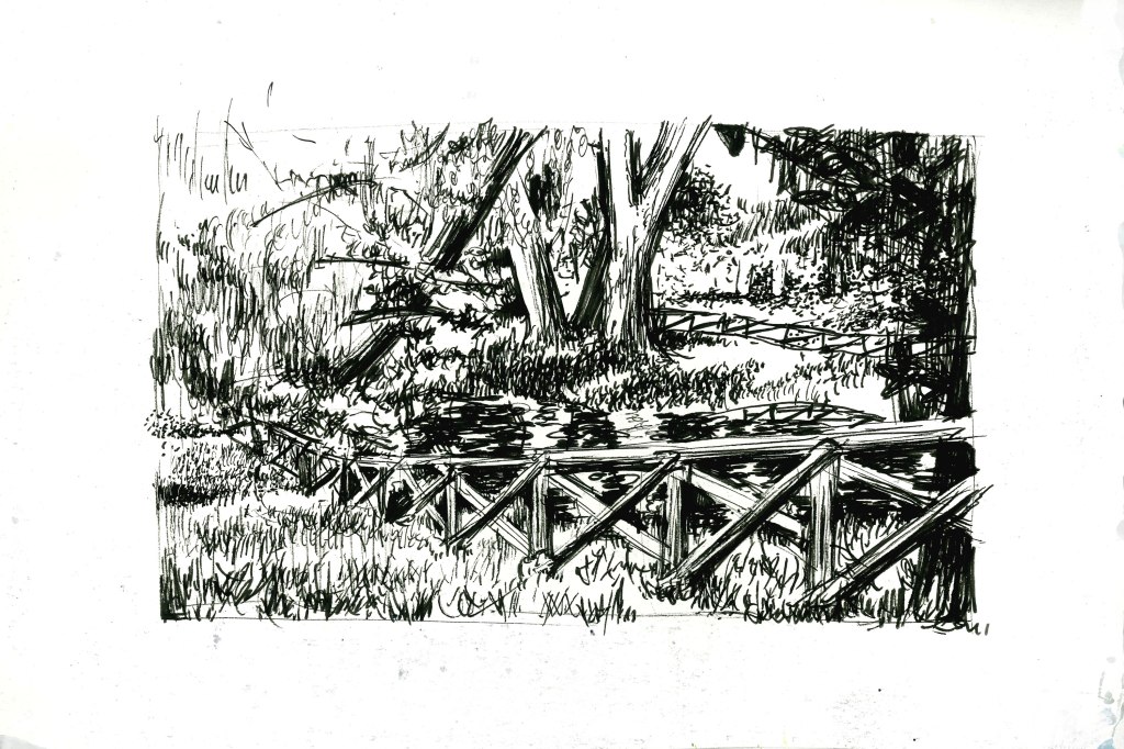 (A4 sketchbook) pen on&nbsp;paper