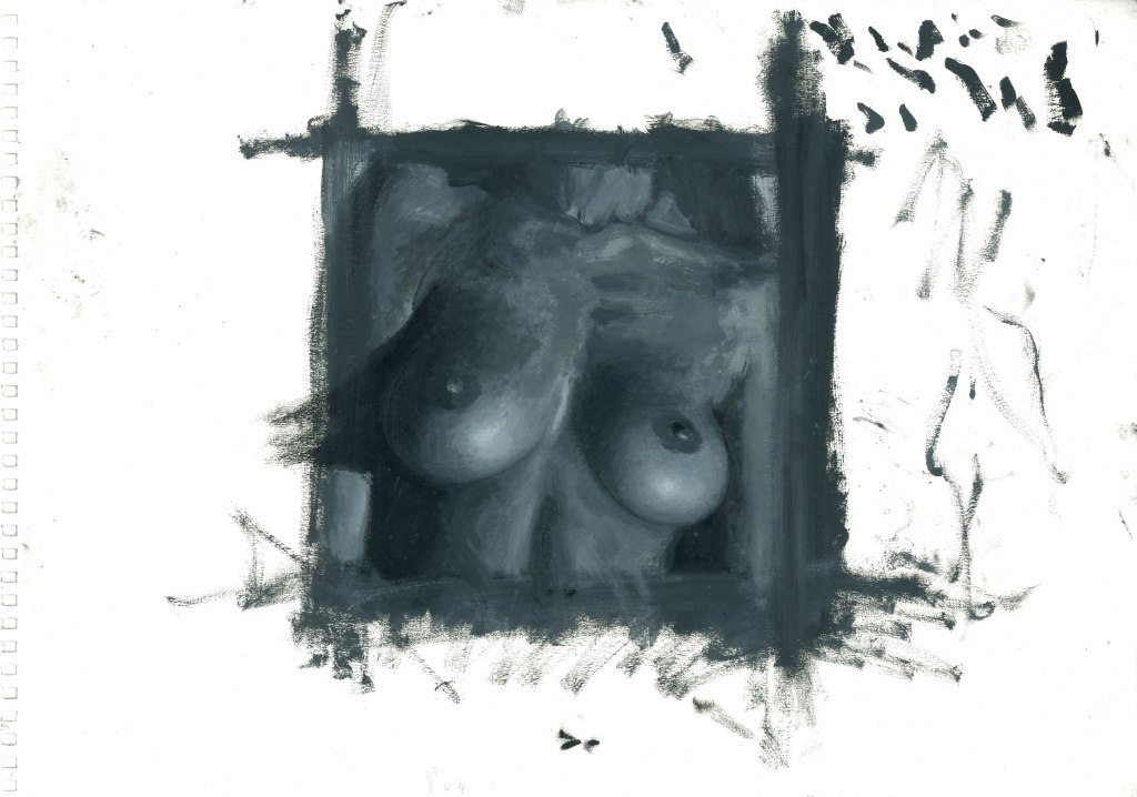 (30 x 42 cm) oil on&nbsp;paper