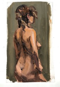 (38 x 22 cm) oil on&nbsp;canvas