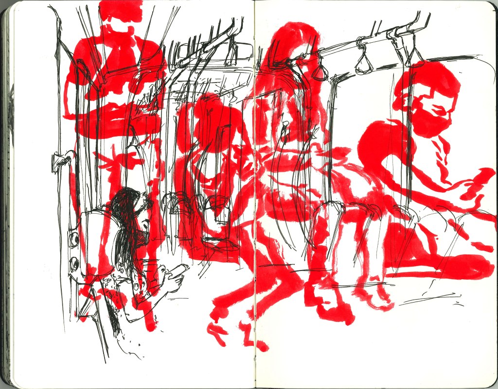 (A5 sketchbook) ink on&nbsp;paper