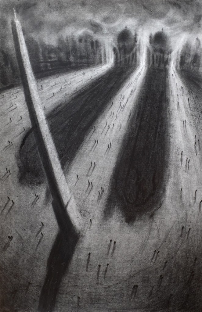 (72 x 50 cm) graphite on&nbsp;paper