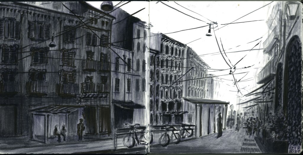 (22 x 22 cm sketchbook) marker on&nbsp;paper