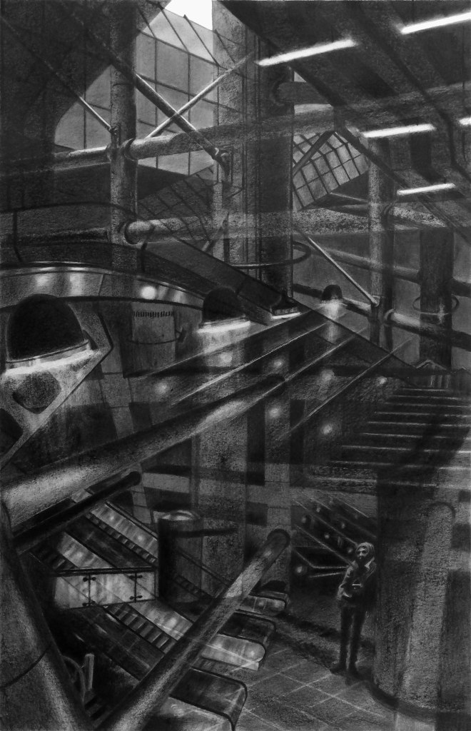 (60 x 40 cm) graphite on&nbsp;paper